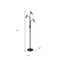 Homeroots Black Metal LED 3-Arm Floor Lamp27 x 20 x 70 in. 372634 - alternate 3
